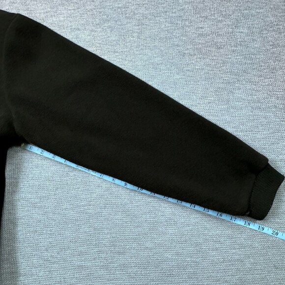 Roundtree & Yorke Mens Black Full Zip Jacket Lined Mock Neck Freece Pockets Sz M - Picture 11 of 14